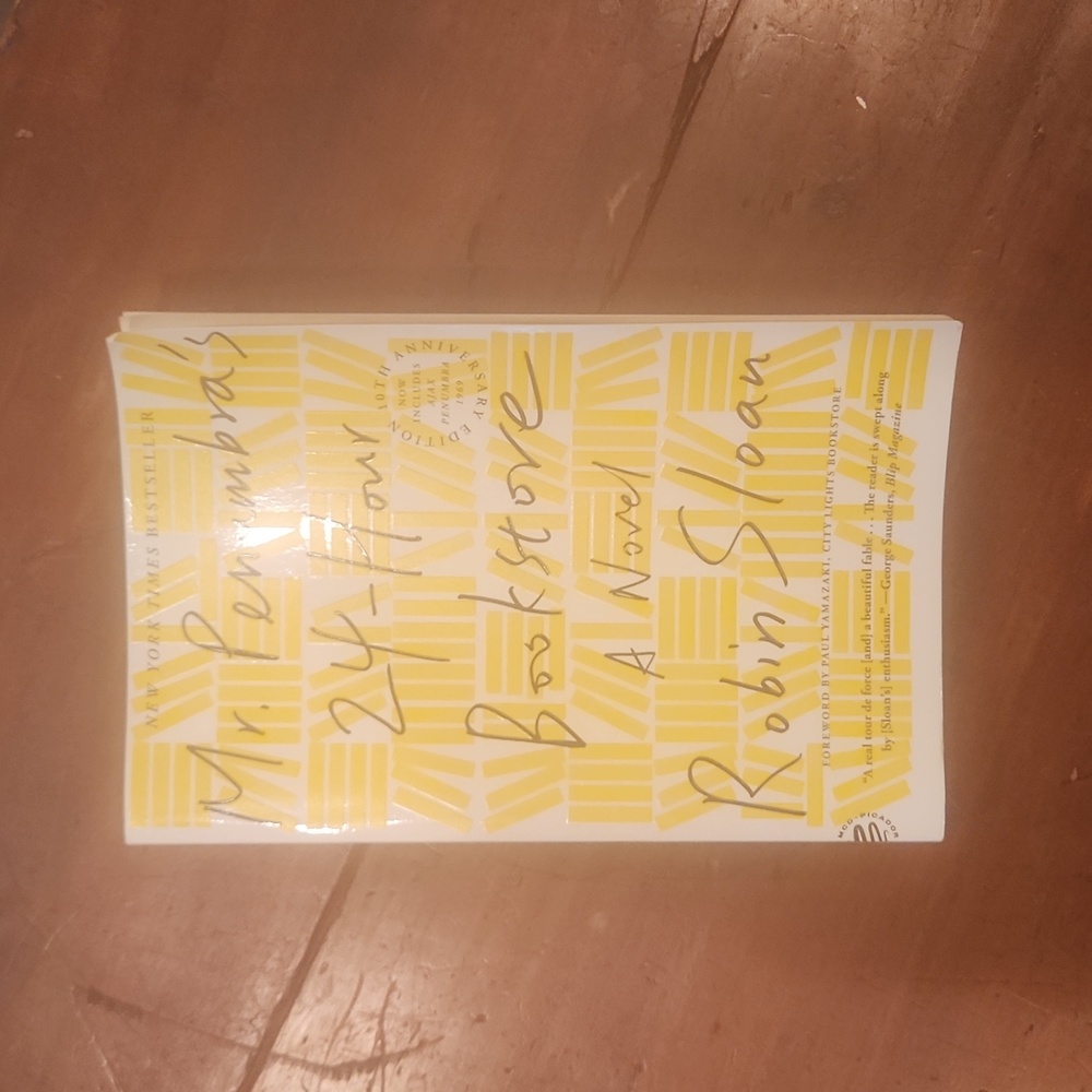 Mr. Penumbra's 24-Hour Bookstore
